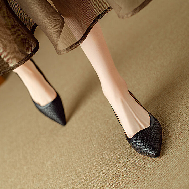 Enzo Genuine Leather Heels
