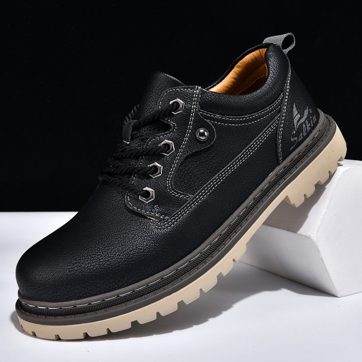 Rexton Premium Leather Lace-Up Shoes