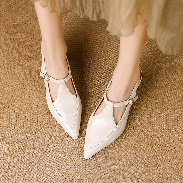 Loren Leather Heels