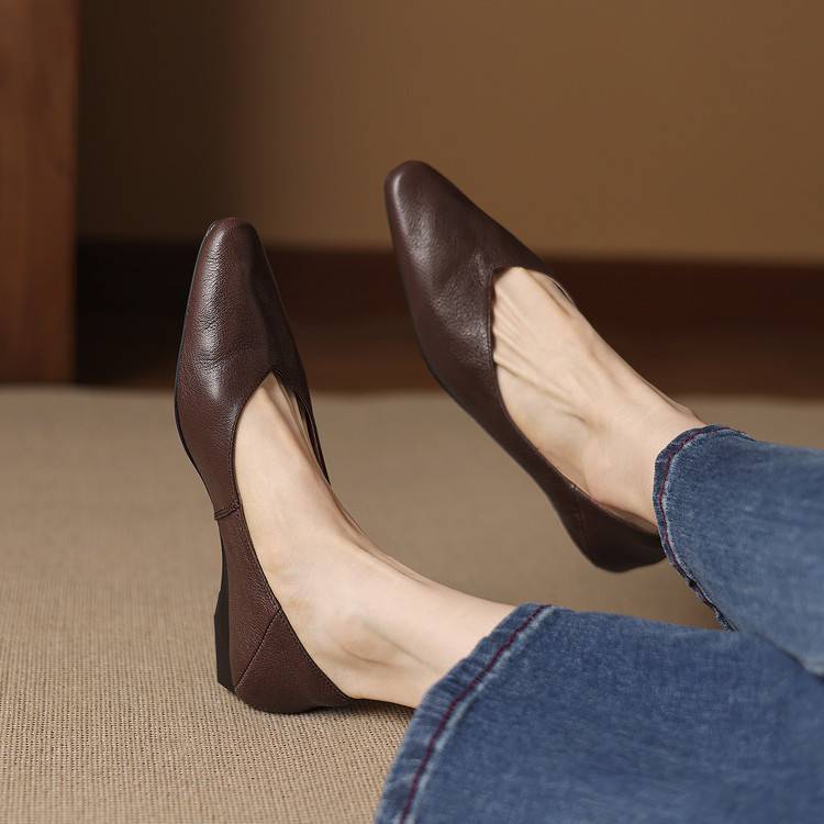 Darsi Genuine Leather Flats