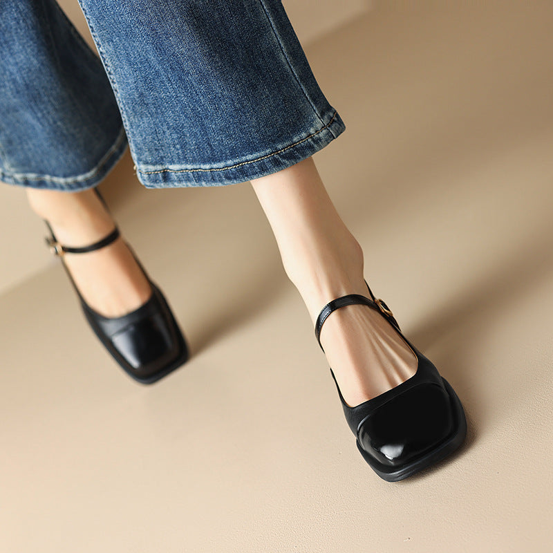 Erel Genuine Leather Heels