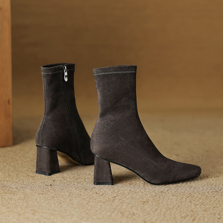 Aelis Genuine Suede Boots
