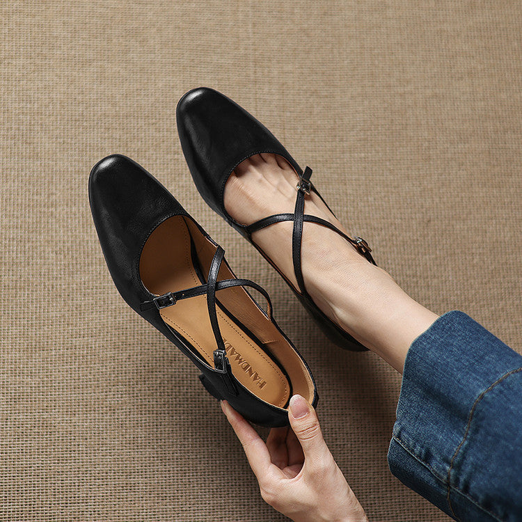 Orrel Genuine Leather Heels