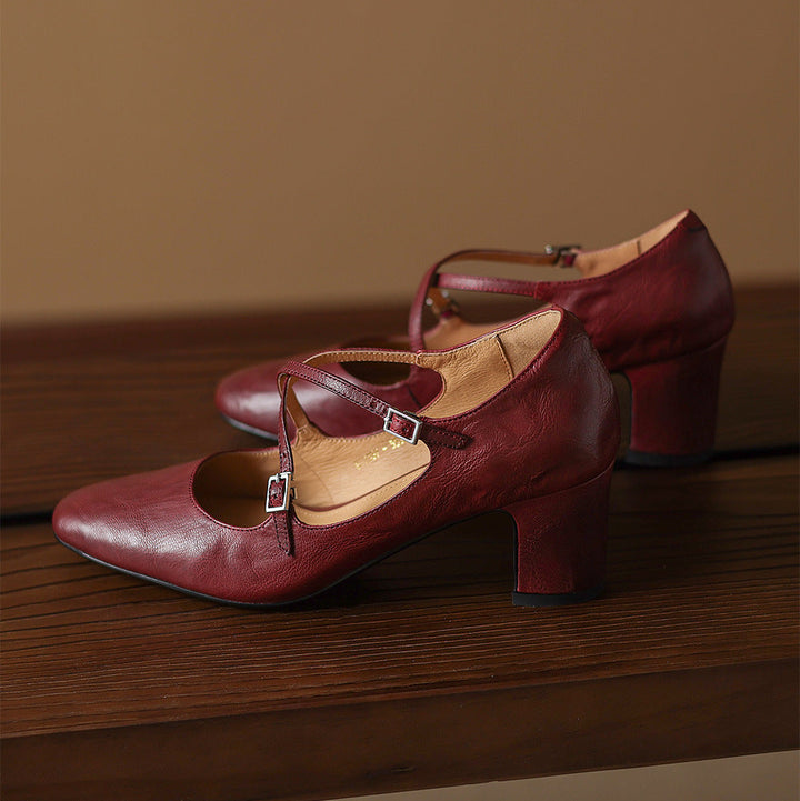 Orrel Genuine Leather Heels
