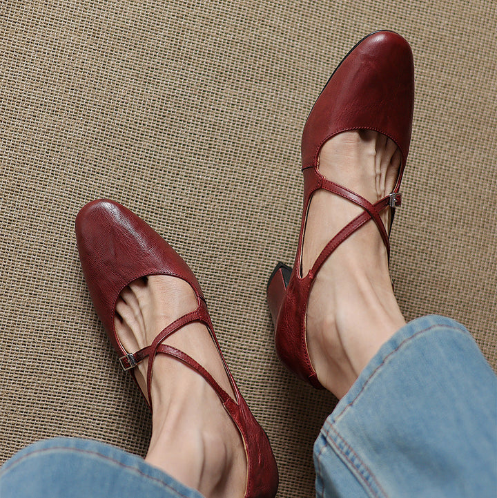 Orrel Genuine Leather Heels