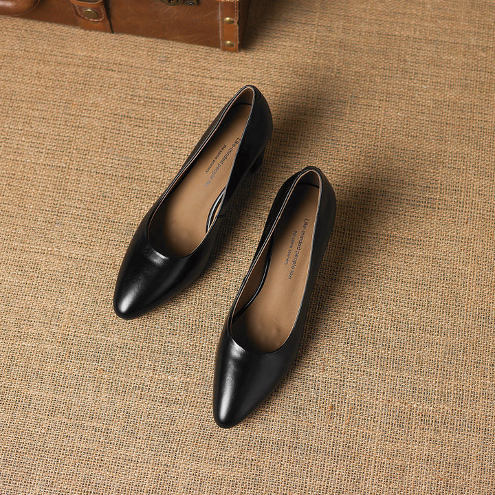 Velia Genuine Leather Heels