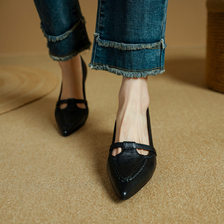 Orel Genuine Leather Heels