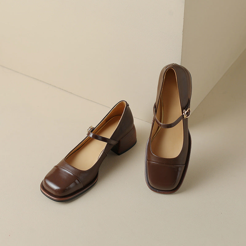 Erel Genuine Leather Heels