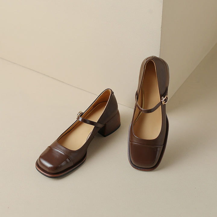 Erel Genuine Leather Heels