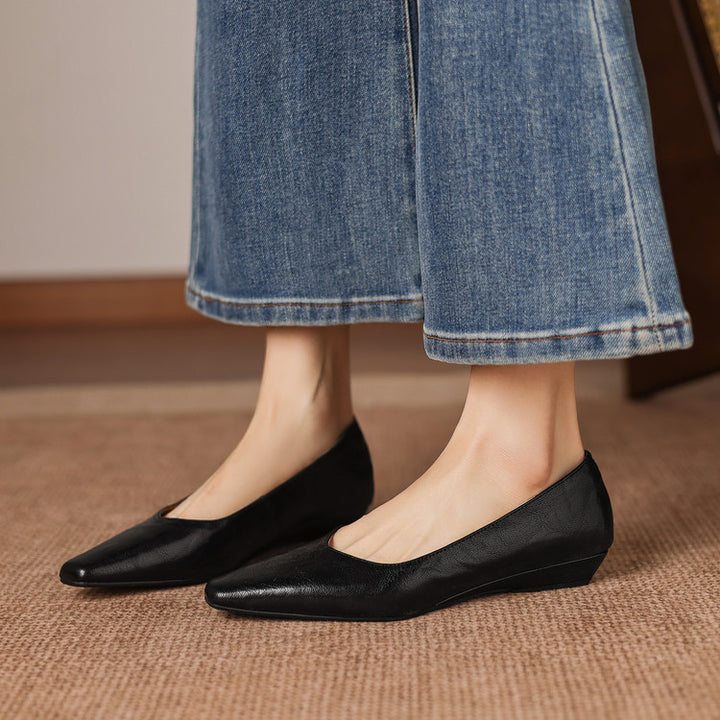 Milan Genuine Leather Flats