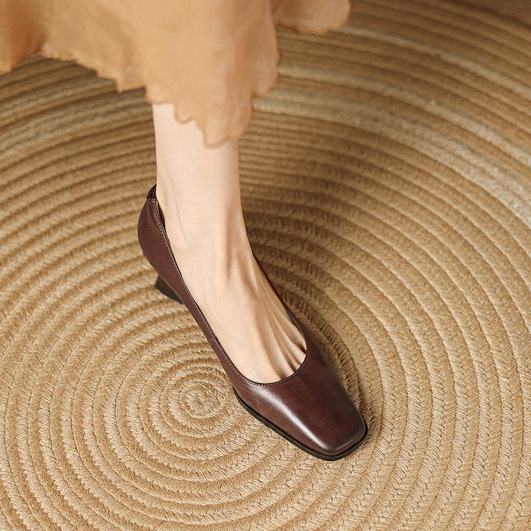 Arlix Genuine Leather Heels