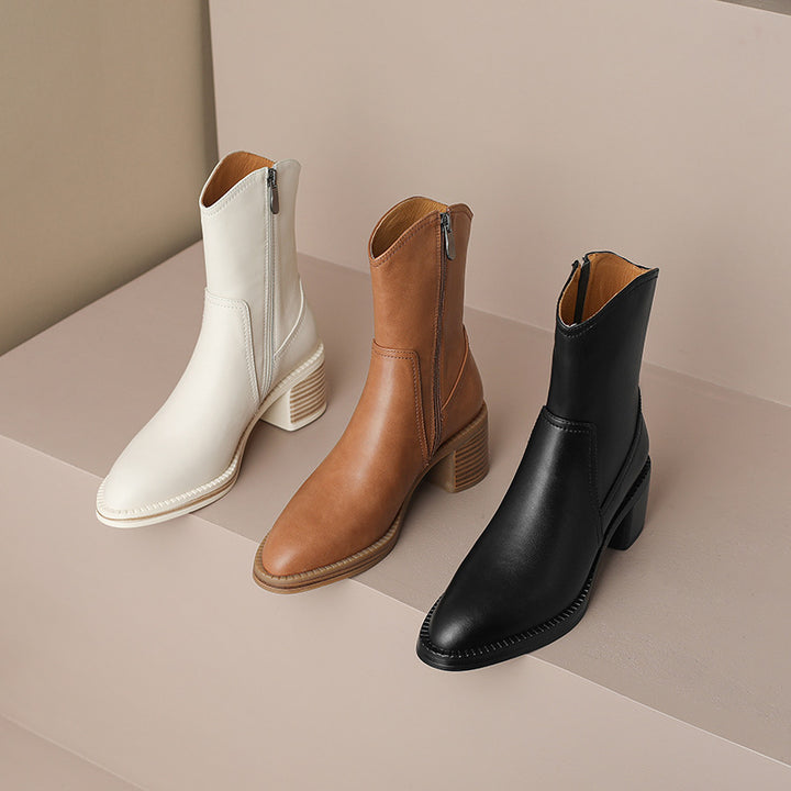 Zaria Genuine Leather Boots