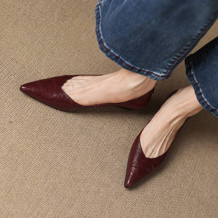Emry Genuine Leather Pumps
