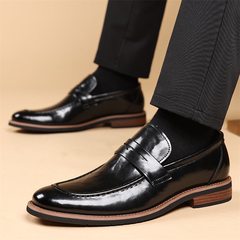 Lurex Genuine Leather Loafers