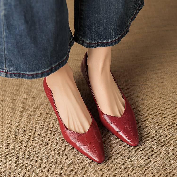 Nea Genuine Leather Heels