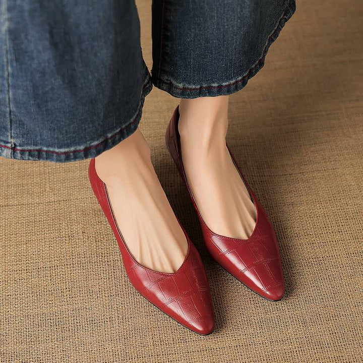 Nea Genuine Leather Heels