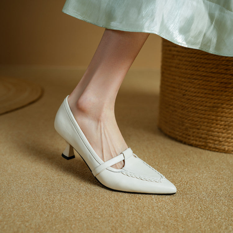 Orel Genuine Leather Heels