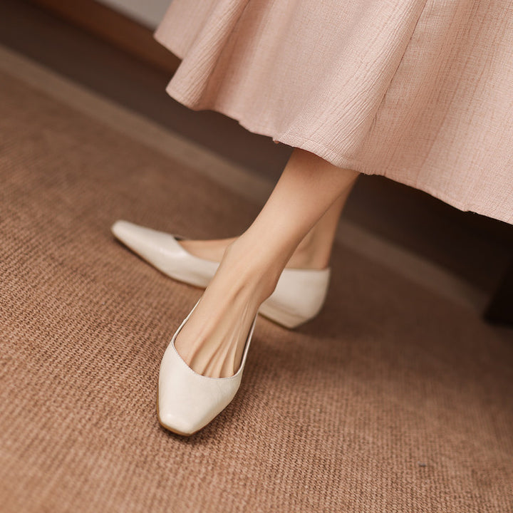 Milan Genuine Leather Flats