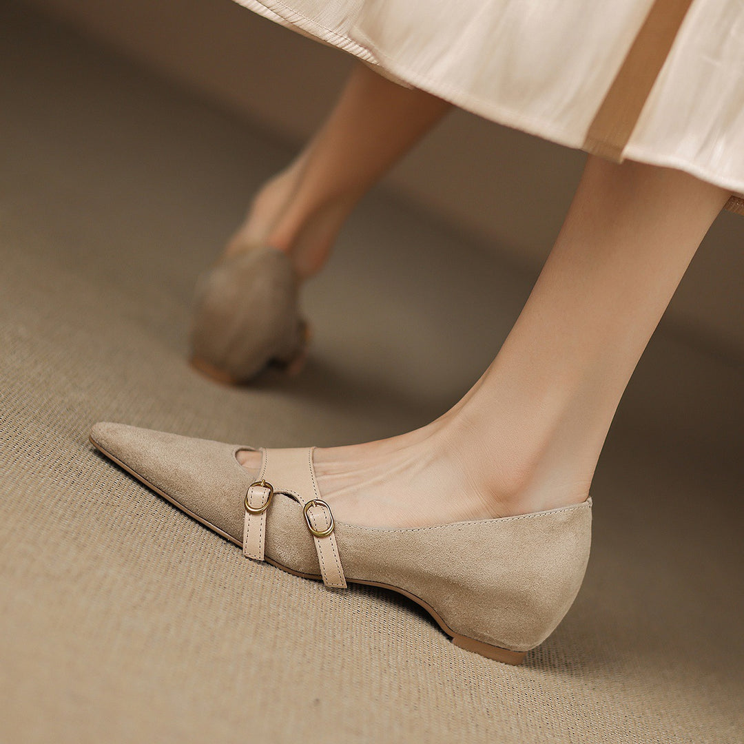 Ryla Genuine Suede Loafers