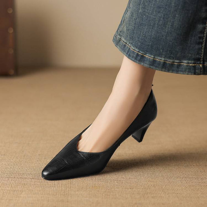Nea Genuine Leather Heels