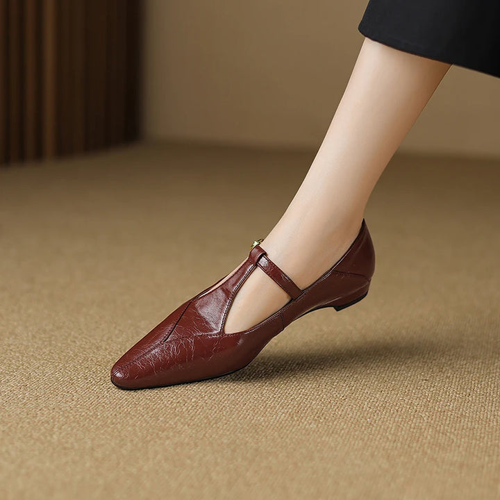 Ivra Genuine Leather Flats
