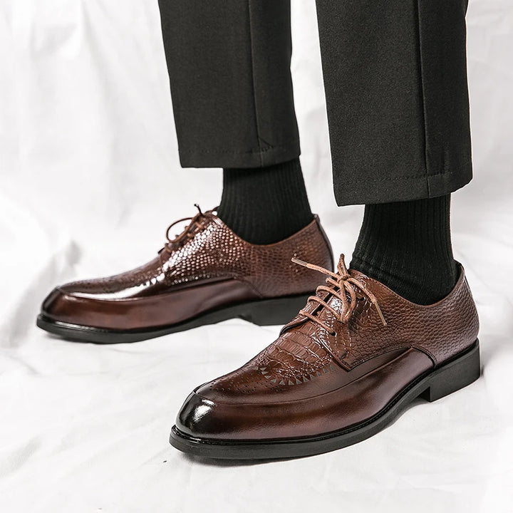 Pelle Genuine Leather Oxfords