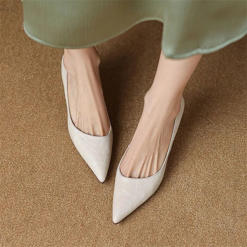 Avero Genuine Leather Heels