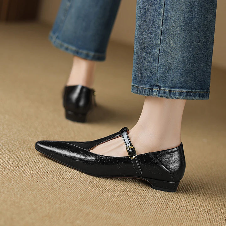 Ivra Genuine Leather Flats