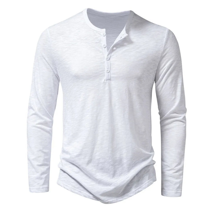 Enzo Cotton Henley Shirt