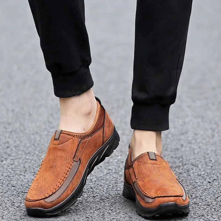 Senza Leather Loafers