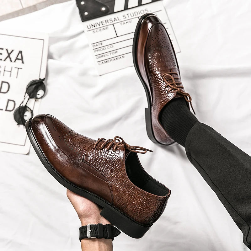 Pelle Genuine Leather Oxfords