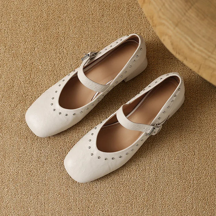 Elour Genuine Leather Heels