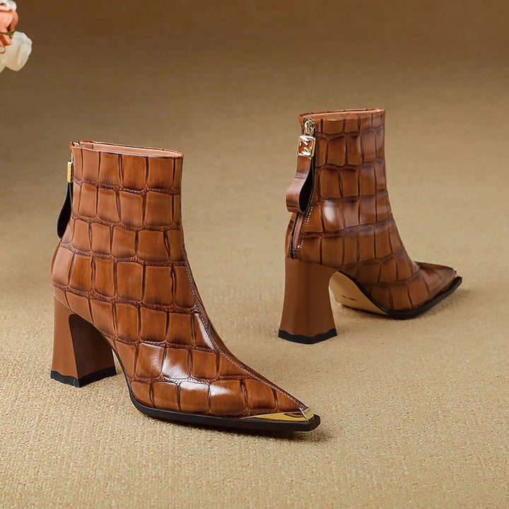 Nysa Genuine Leather Boots