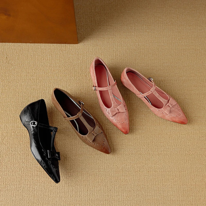 Tiara Genuine Leather Pumps
