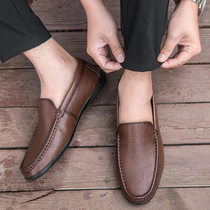 Hombre Genuine Leather Loafers