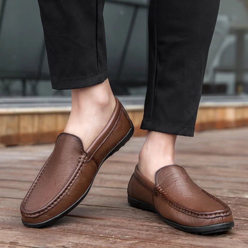 Hombre Genuine Leather Loafers