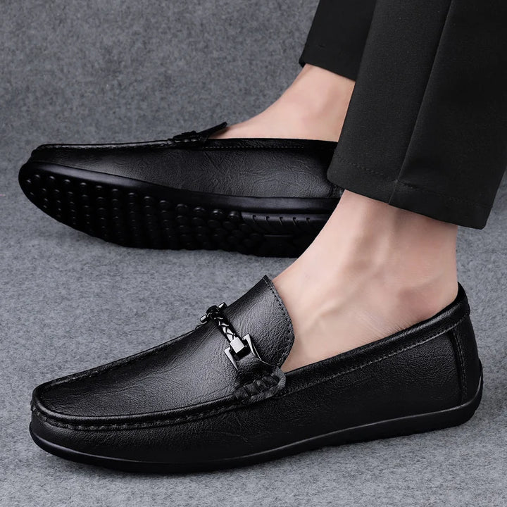 Rey Genuine Leather Loafers