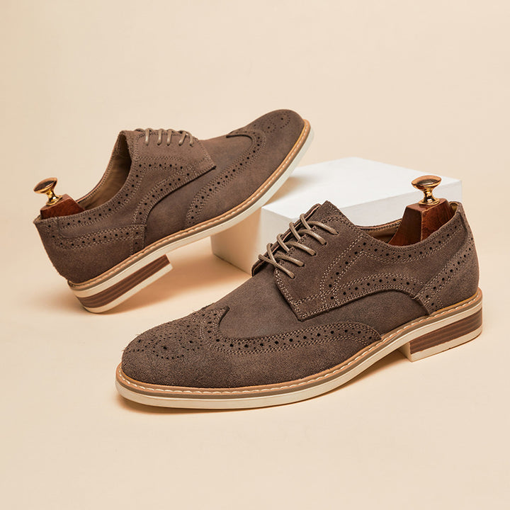 Zaviar Genuine Leather Shoes