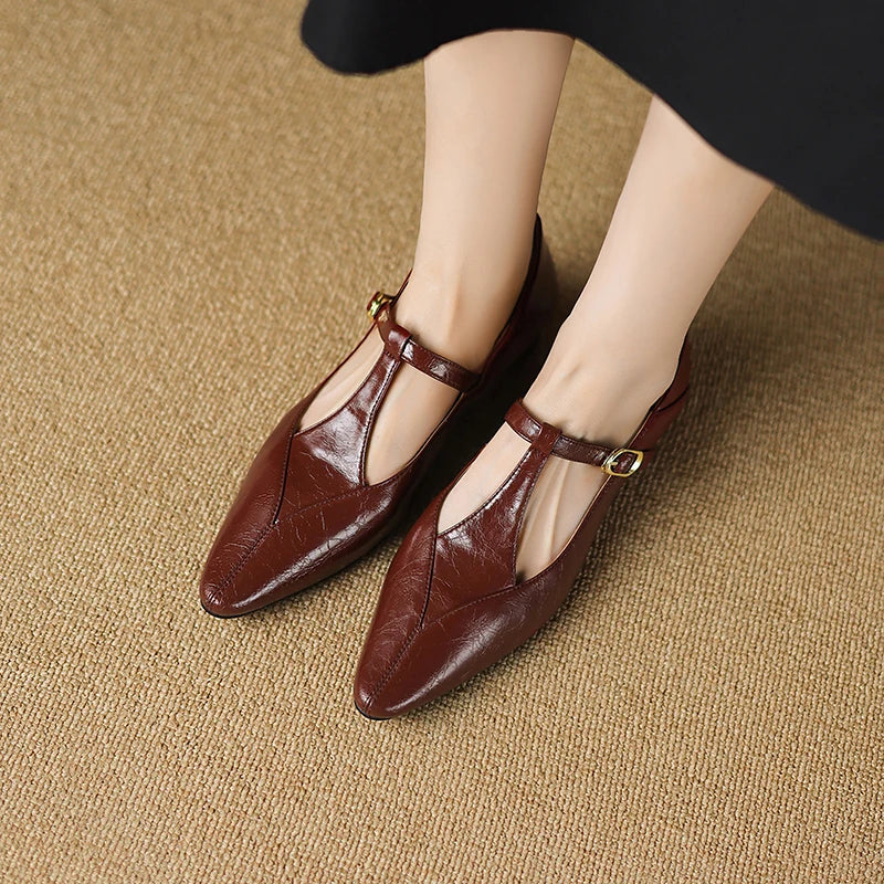 Ivra Genuine Leather Flats