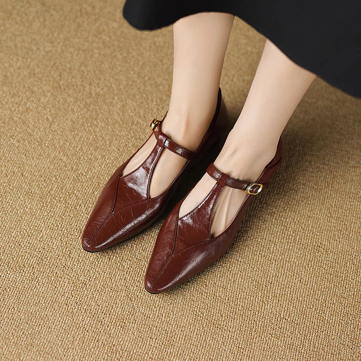 Ivra Genuine Leather Flats