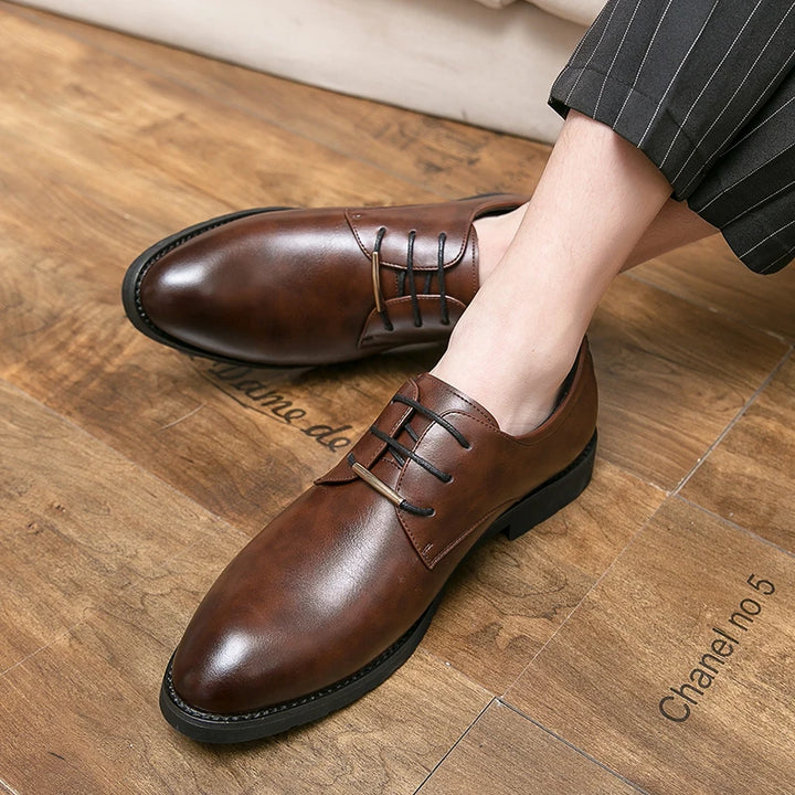 Stefano Genuine Leather Oxfords