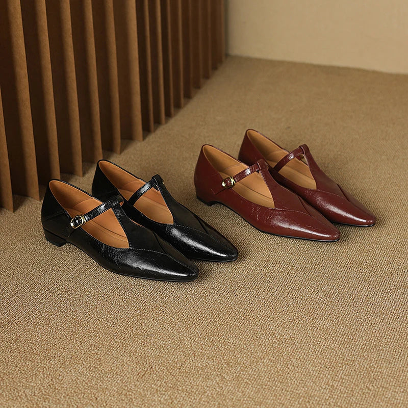 Ivra Genuine Leather Flats