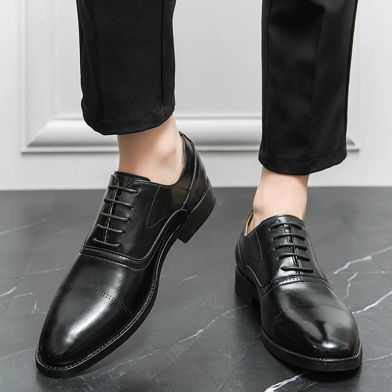 Conti Genuine Leather Oxfords