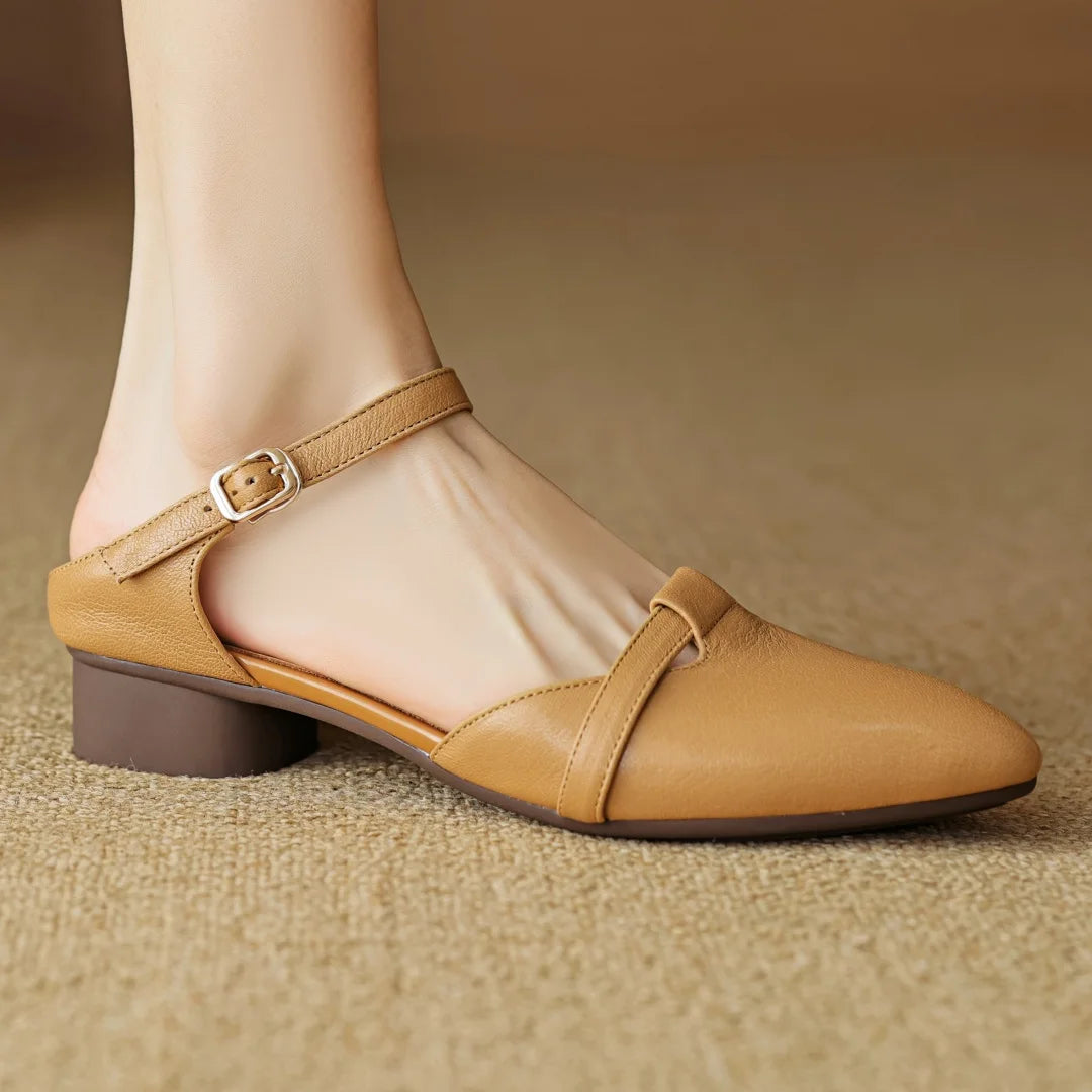 Laney Genuine Leather Heels