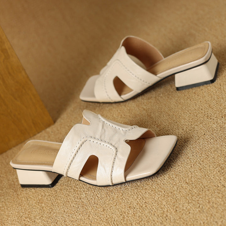 Orla Genuine Leather H-Strap Sandals
