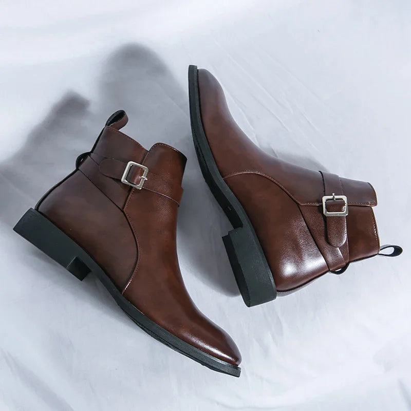 Sergio Genuine Leather Chelsea Boots â RileyRiver