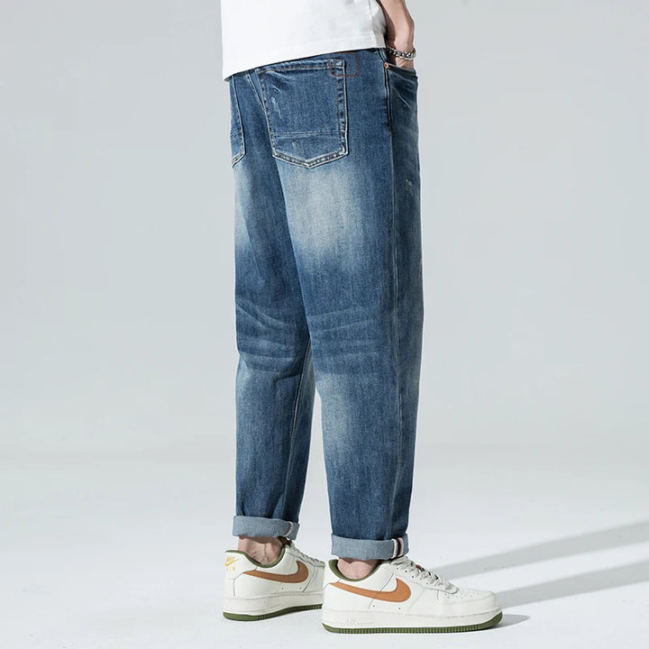 Rugged Stone Washed Jeans