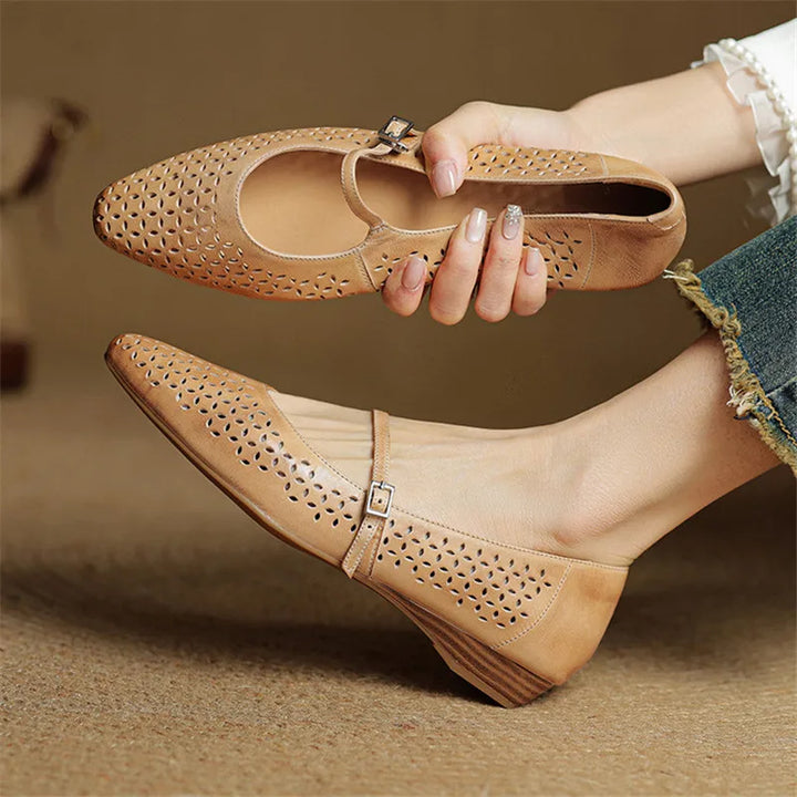Kyla Genuine Leather Flats