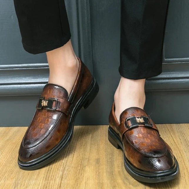 Pregiata Genuine Leather Loafers