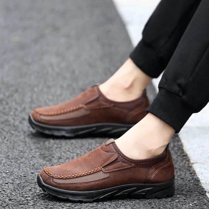 Senza Leather Loafers